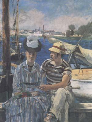 Edouard Manet Argenteuil (The Boating Party) (mk09) Spain oil painting art